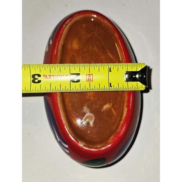 Hand-Painted Ceramic Sunflower Design Oval Trinket Box With Lid - Picture 9 of 9